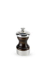 Peugeot 19570 Palace 4 Inch Silver Plated Pepper Mill Antique Brown