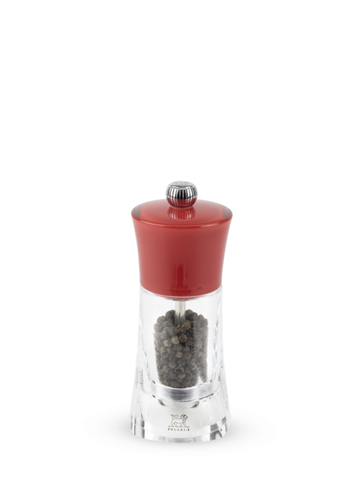 Molene Manual Pepper Mill In Acrylic Red 14 Cm 5 5in Peugeot
